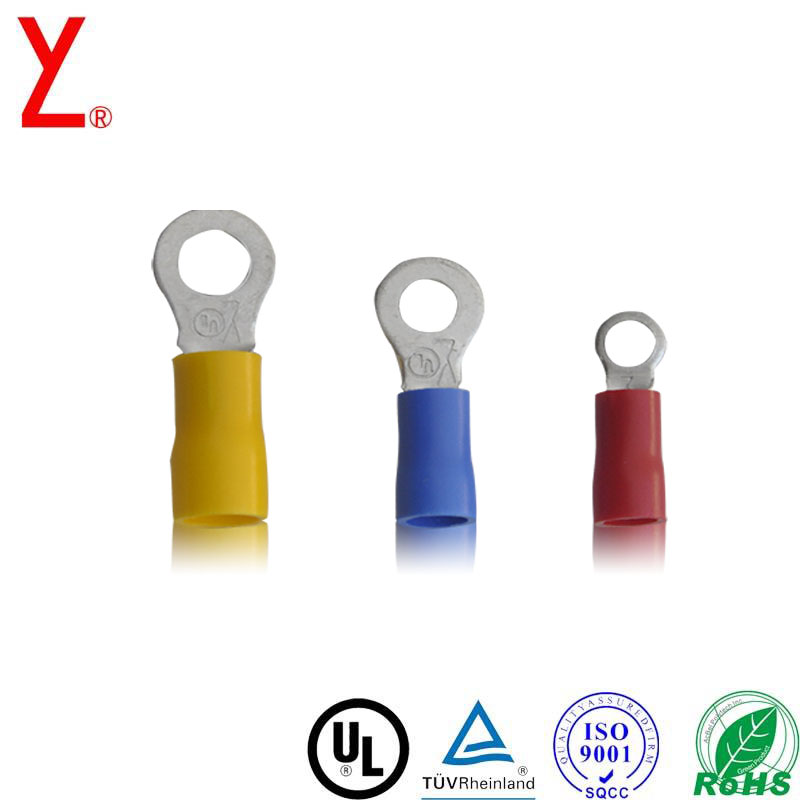 Insulated Locking 18Awg Cable Fork Terminal 1.6sqmm Red U Shaped