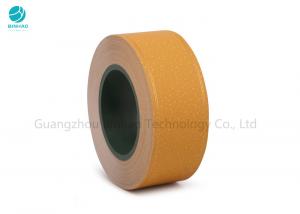 Buy cheap Yellow Plain Cork Cigarette Tipping Paper 34gsm With Gold Line Or Words product