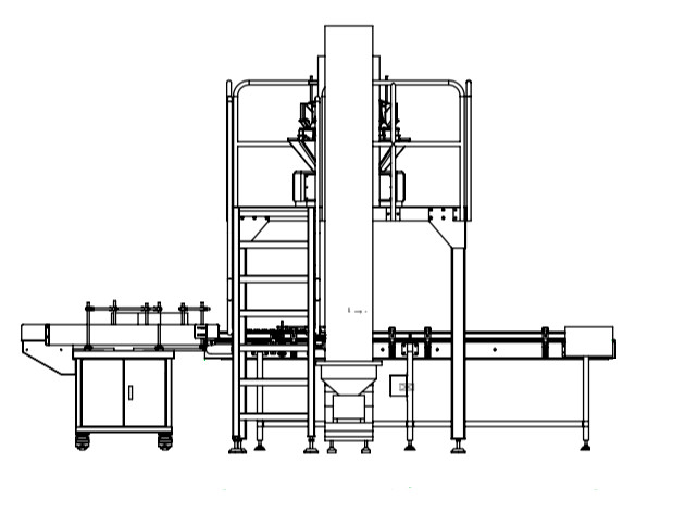 Vegetables Fruits Salad Plastic Container Packaging Machine