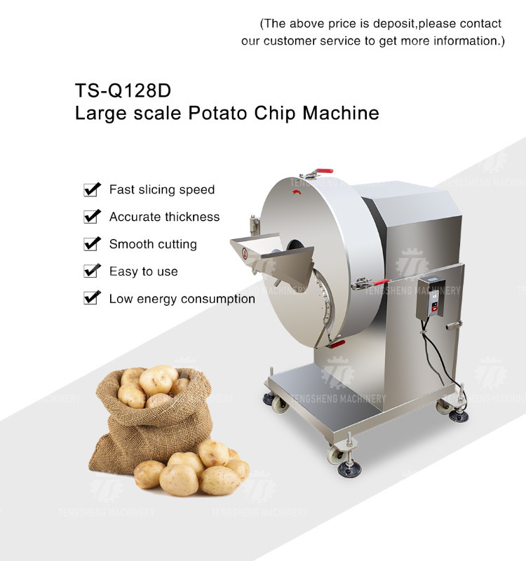 3000KG/H 200KG Commercial large fruit and vegetable slicer potato chip slicer professional fast slice slicer