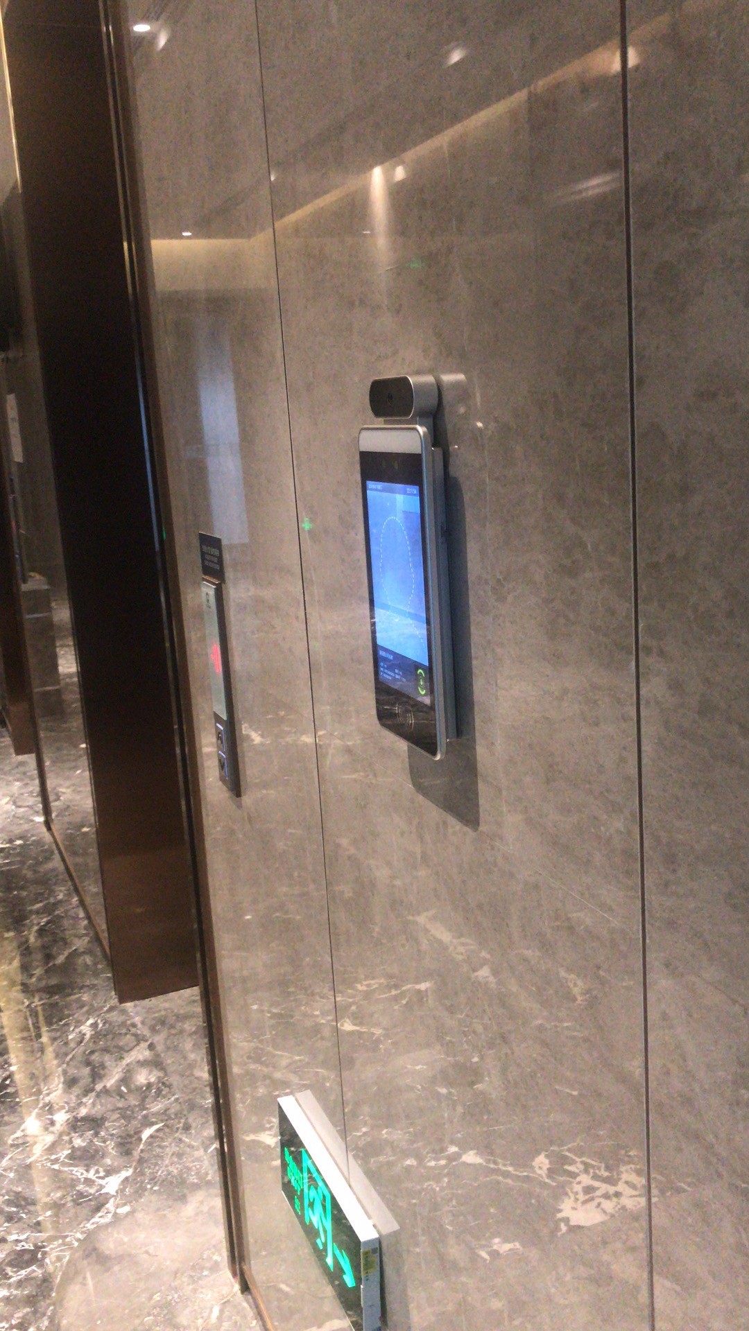 RFID Card Reader biometric face recognition Automatic Thermal Temp Measurement Access system face recognition terminal