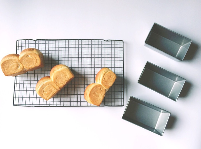 RK Bakeware China- 1200g Nonstick Aluminum Loaf Pan / Bread Pan With Lids