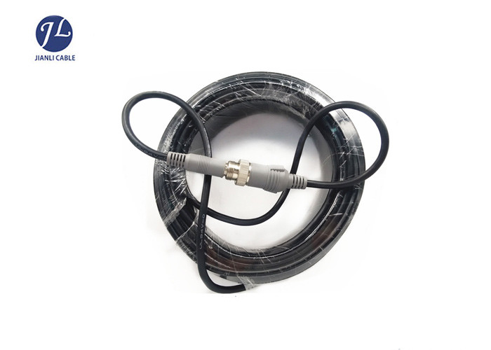 Rear View Camera 4 Pin Aviation Waterproof Mini Din Cable For CCTV Monitor Camera Box