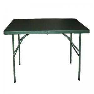 Buy cheap Foldable Reinforced Blow Molded Military Table Green Camping Dining Table Outdoor Training Table product