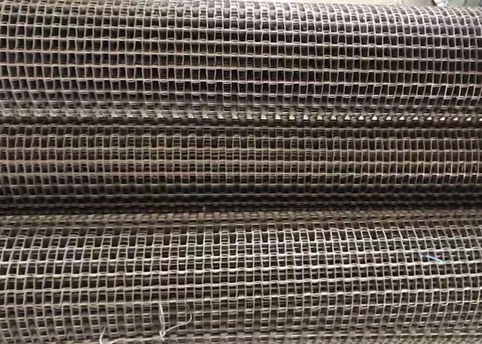 Galvanized Iron Honeycomb Conveyor Belt For Product Handling Systems