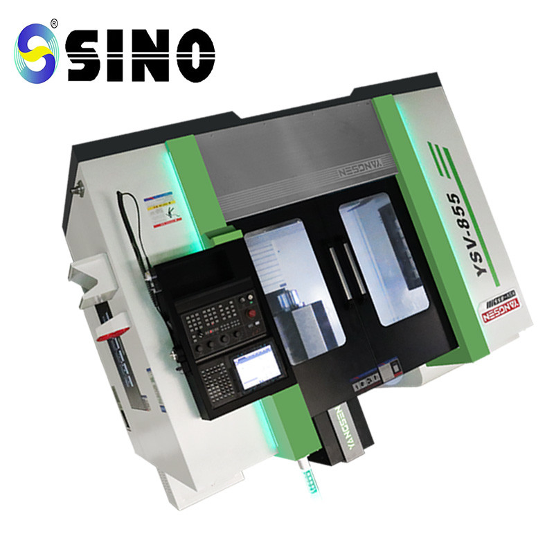 SINO CNC Lathe Machine With 550mm Width Features High Precision And Operates Vertically