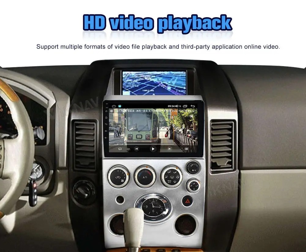 9 Inch 8 Core touch screen Stereo For 2007-2010 Infiniti QX56 Navigation Multimedia DVD Player Android Wireless Carplay