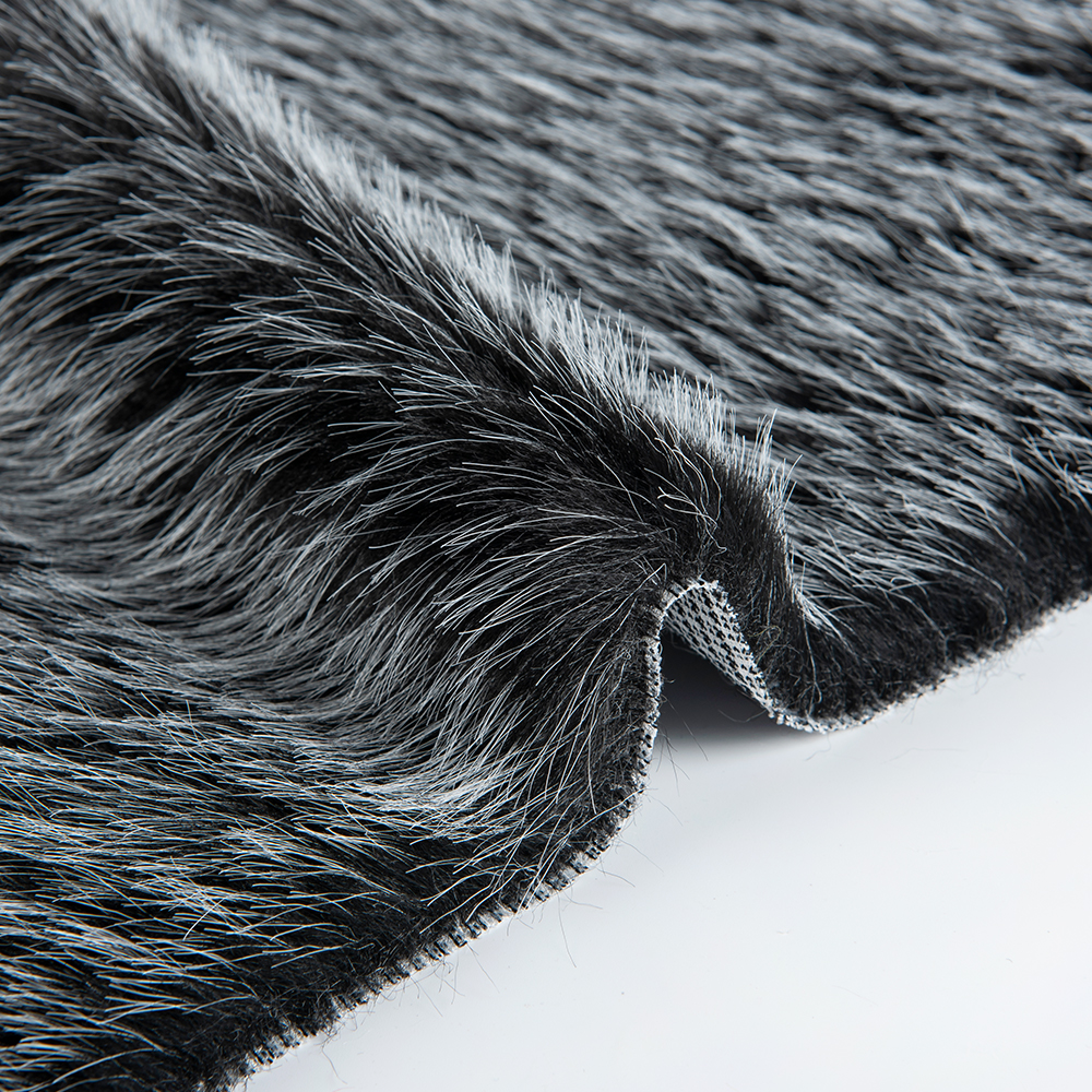 100% Arcylic Back Material Artificial Jacquard Long Fur Faux Fur Fabric for Garment
