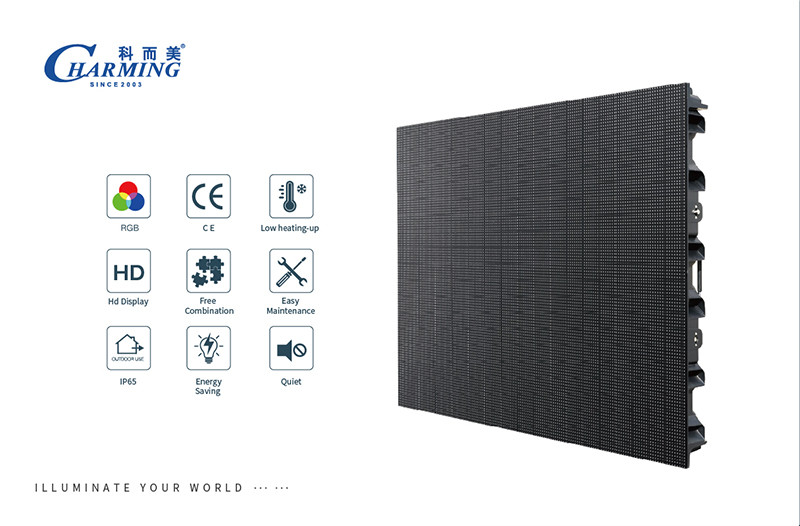 P4 P5 P8 P10mm IP65 Waterproof LED Wall Display 1280x960MM Outdoor LED Video Panel