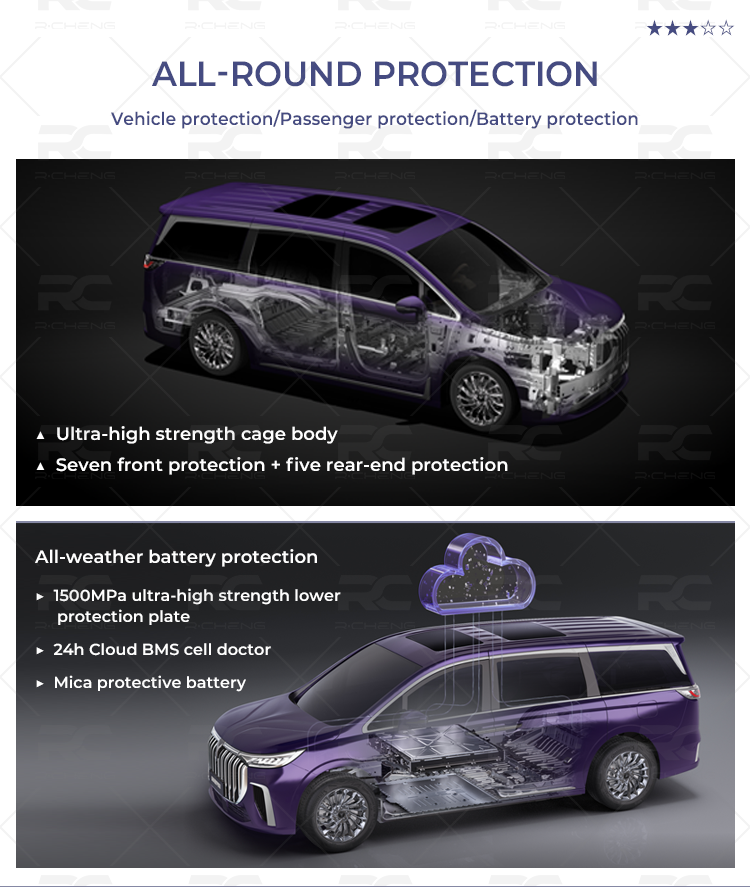 Voyah Dreamer Plug-In PHEV Large MPV Endurance Range 1231km 0-100km/H Acceleration Time 5.9s High Performace EV