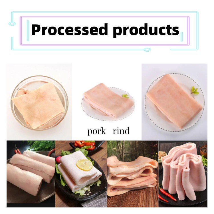 Automatic Meat Slicing Machine Long Slice Pork Skin Slicer Peeling Beef Peel Cutter