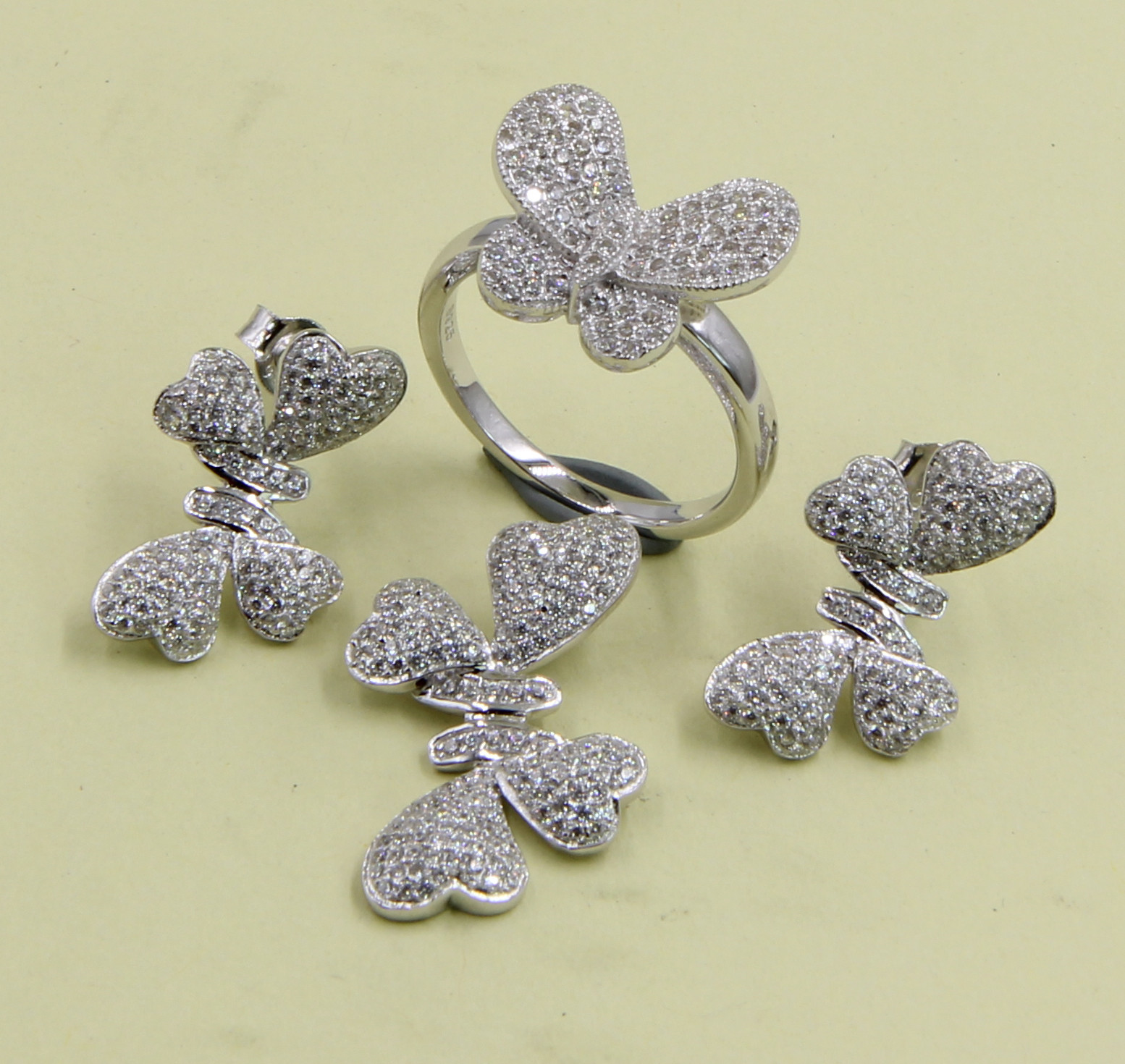 925 Sterling Silver Stud Earrings With Cubic Zirconia Stones Knot Earring Stud Knot Set Party Anniversary Gift For Love