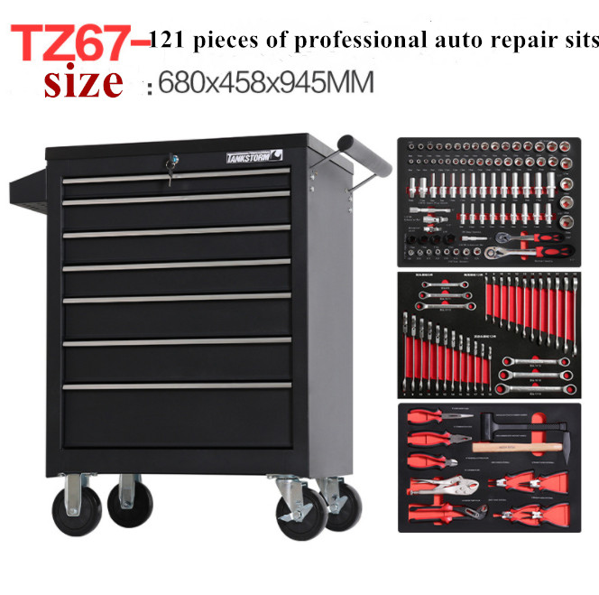 5 Drawers 0.6mm To 1.2mm Mobile Tool Cabinets ODM