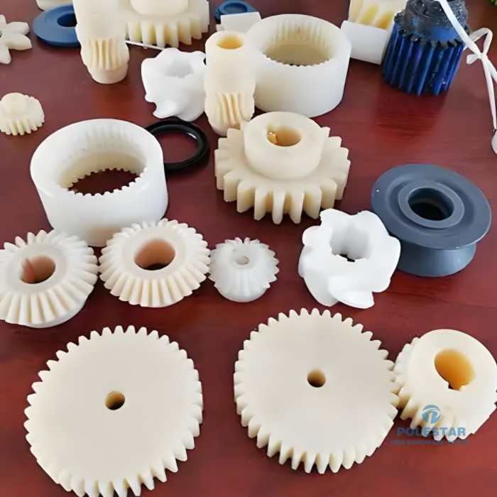 POM Durable Plastic CNC Machining Precision Injection Moulding Nozzle Connecting Shaft