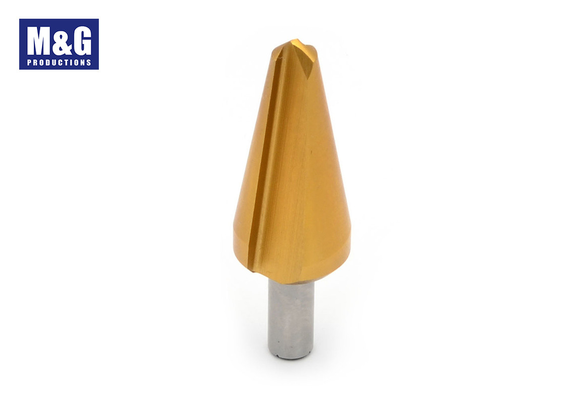 Round Shank Straight Flute HSS Conical and Tube Drill Bit For Metal Tube and Sheet Reaming Drilling