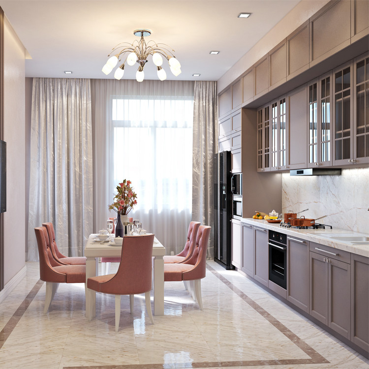 Pink High End Shaker Interior Cabinet Door Panels Flat Kitchen Cabinet Doors