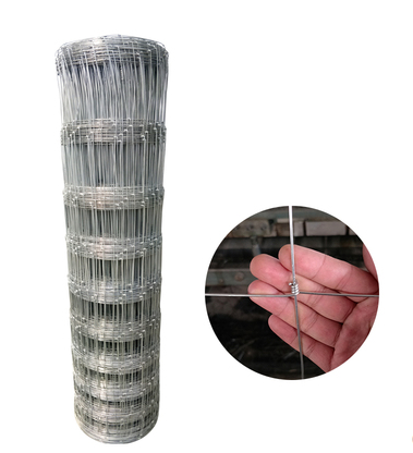 Galvanized Fixed Knot Field Fence Metal Iron White Garden Fence Aluminum Fence Low Carbon Steel Wire Main Iron Gate Designs