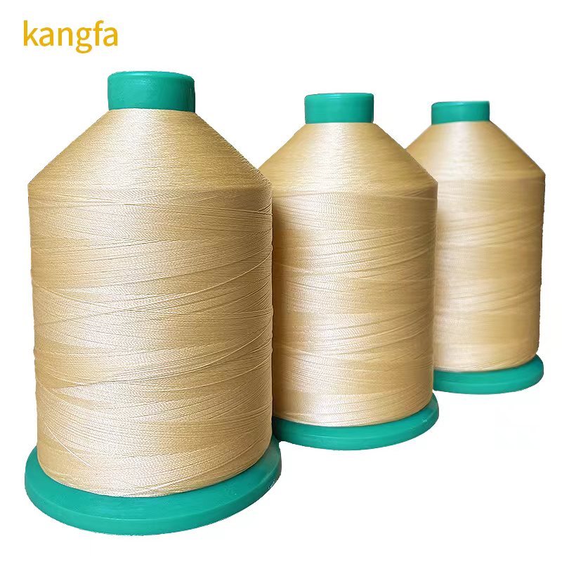 Low Shrinkage V-92 16oz. 6000Y White UV Bonded Polyester Thread for Upholstery Sewing