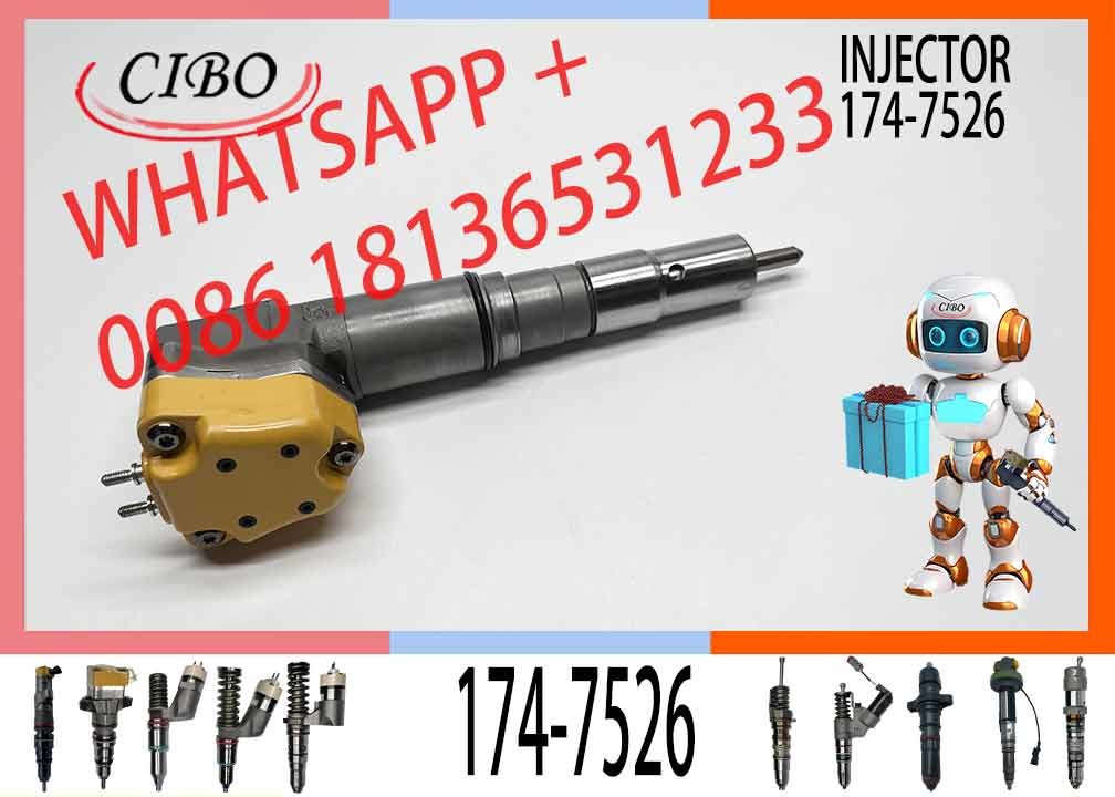 Diesel Fuel Injector 174-7526 10R-9239 0R-9350 162-9610 232-1183 111-7916 177-4753 For C+ Engine 3126 3126B 3126E