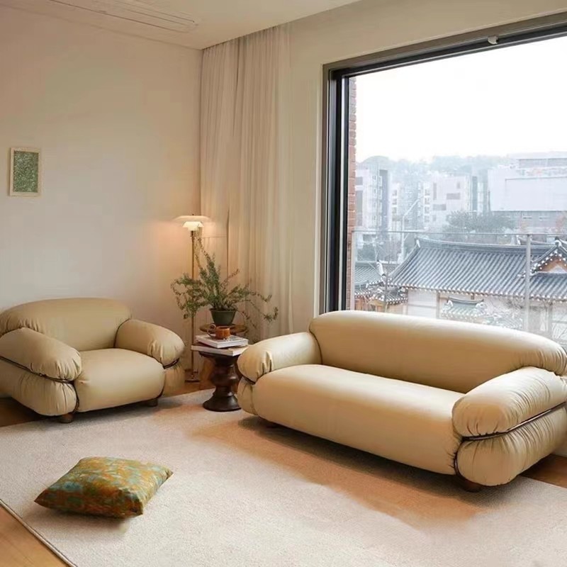 Star Hotel Room Minimalist Steel Ring Sofa Guest Room Center Reception