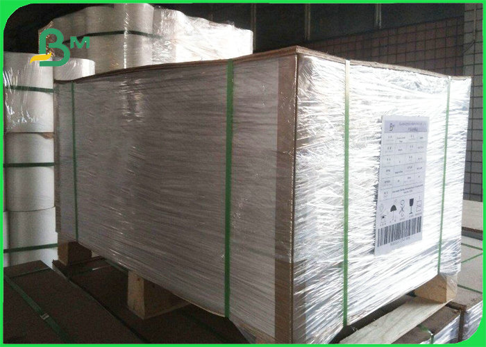 80gsm Super White Gloss Mirror Cast Coated Paper For Sticker 20 x 30 inches