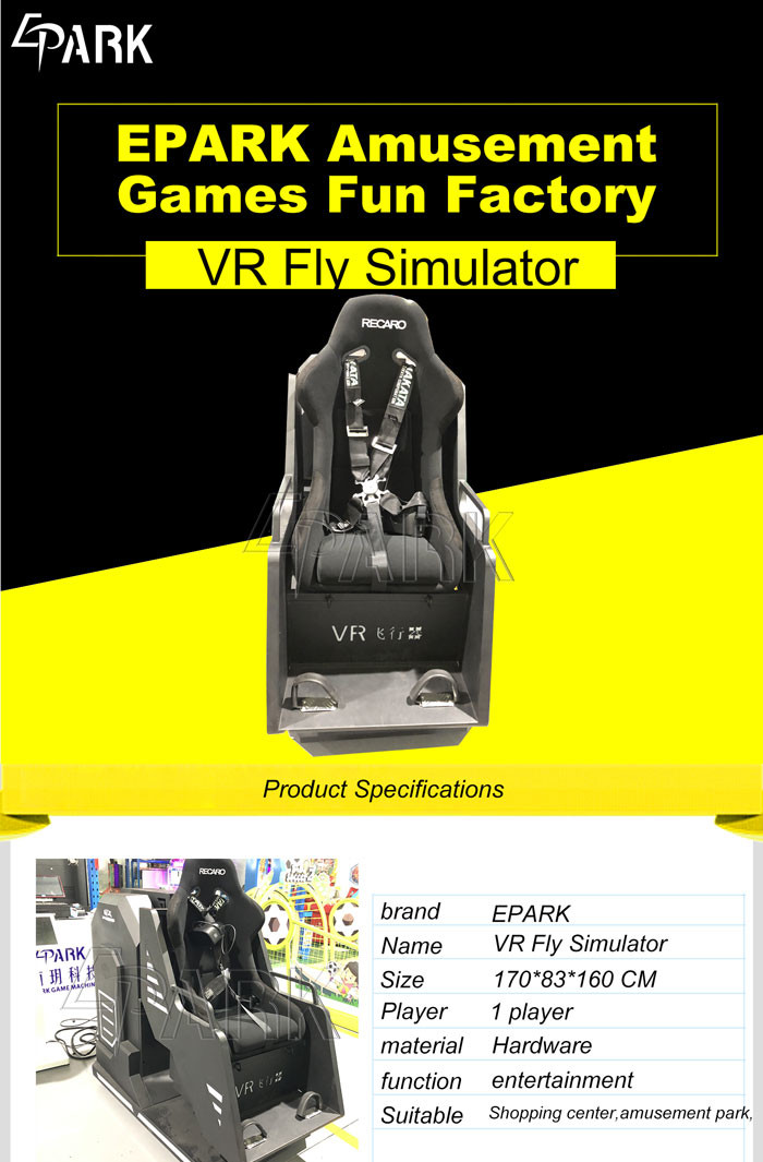 F1 Simulator 9D VR Cinema With Shooting Games One Seat 360 Crazy Degree Rotation and swing