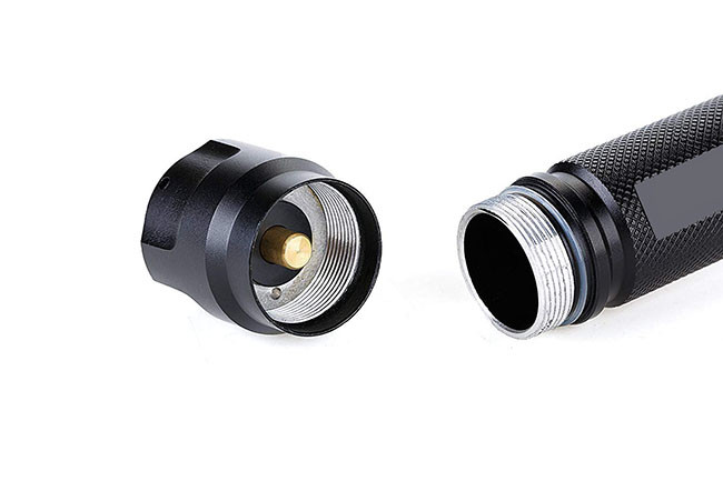 Rechargeable Tactical LED Flashlight 5 Modes 2-55 Hrs Working Time