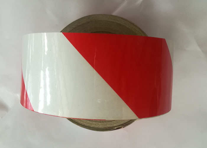 Collision Prevention Warning Tape Diagonal Reflective Film Warning Tape Parking Lots Pavement Traffic Marking Reflective Film