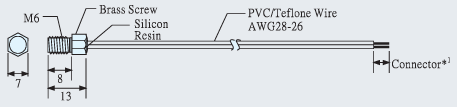 High Stability Refrigerator / Piping / NTC Temperature Sensor