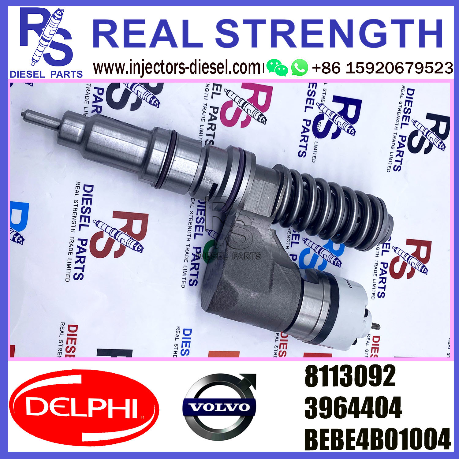 8113409 3964404 V-O-L-V Diesel Injector DELPHI BEBE4B01004 A0 For V-O-L-V FH12 (USA)