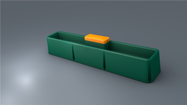 Goat Sheep Antifrost 2.8m Cattle Water Drinkers Plastic Cattle Trough