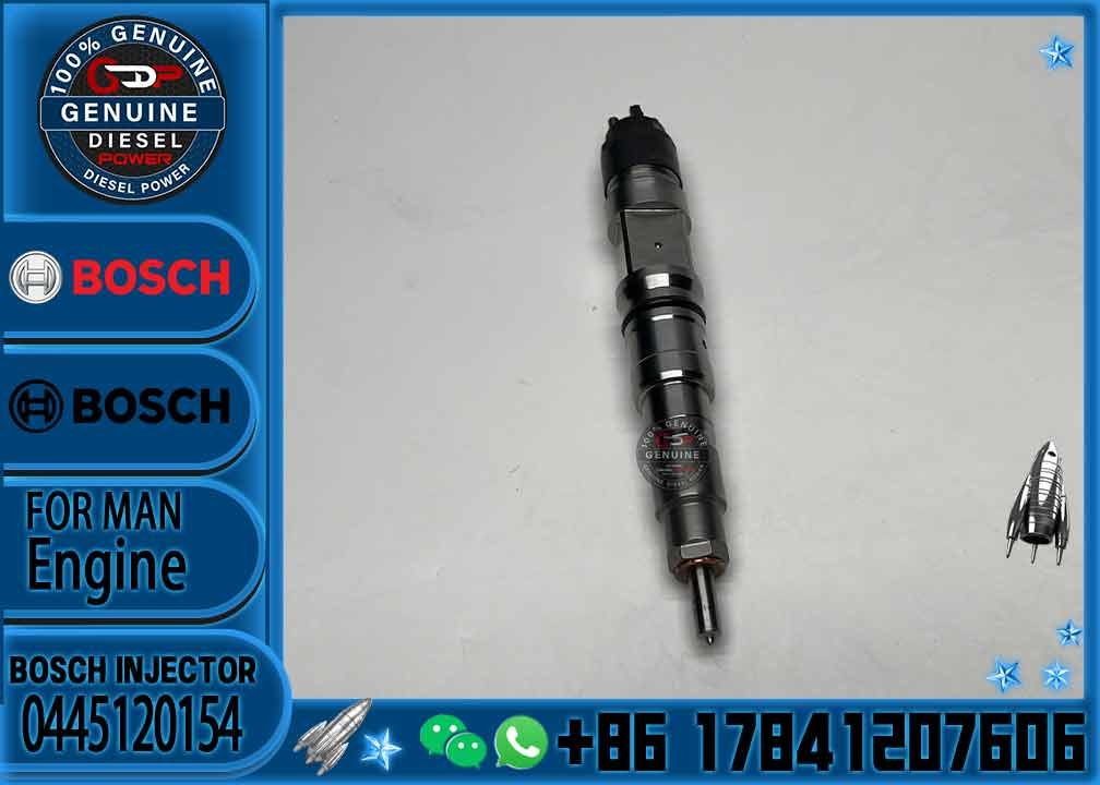 Fuel Injectors 0445120155 0 445 120 154 Common Rail Injector 0 445 120 155 0445120154 for MAN engines