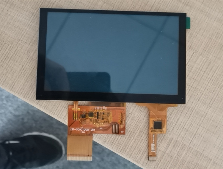 5in TFT LCD Capacitive Touchscreen 480x272 300nits Tft Lcd Ips Display Hardness 6H