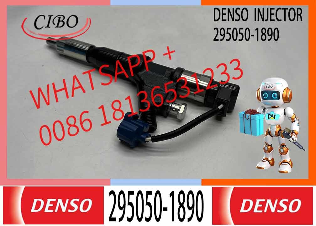 Common Rail Injector 295050-1600 295050-1890 095000-5220 095000-5221 Fuel Injector For HION E13C 700 Engine Part Injecto