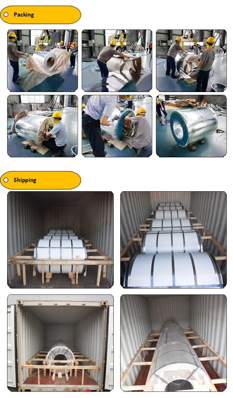 Dx51 Zinc Coating Coils Customized Hot Dipped Galvanised Coils Silver