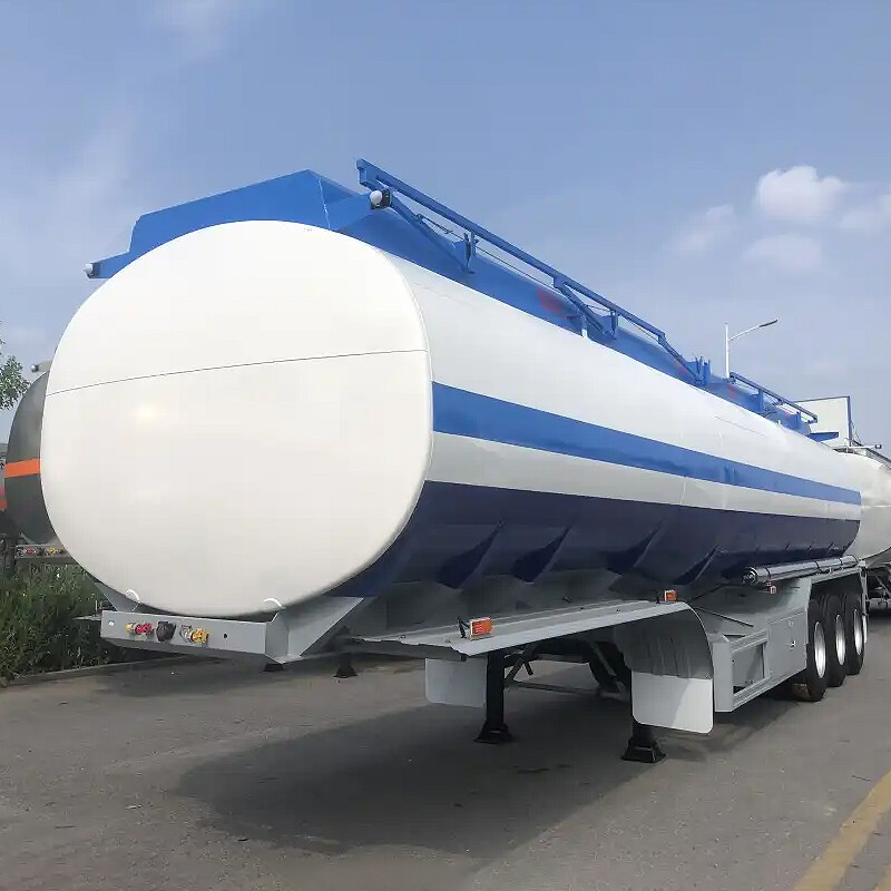 3 Axle 40000l Carbon Steel transport liquid or gaseous various chemical product carbon compounds heavy duty Fuel Tanker Trailer
