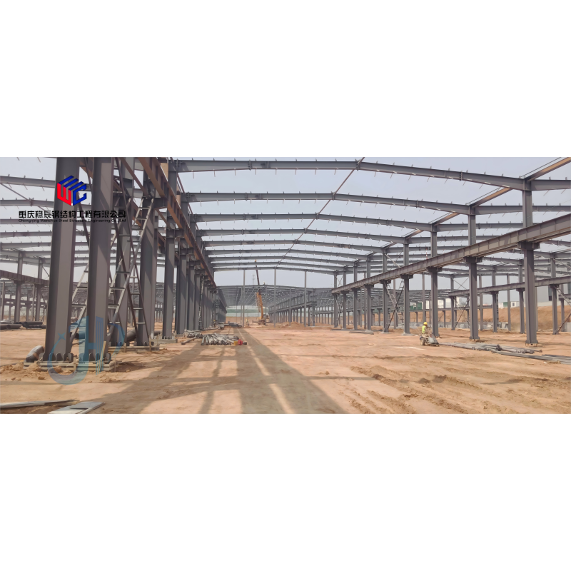 Lightweight Solar Steel Structure Anti Rust Q345B Q235B Material