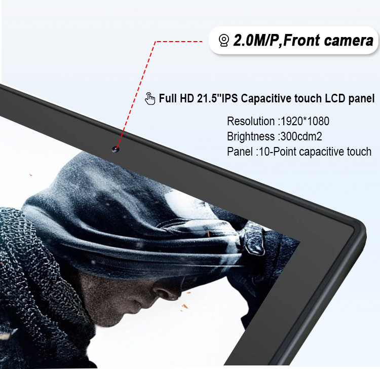 Wall Mount 21 21.5 22 Inch LCD Digital Signage Display For Advertising