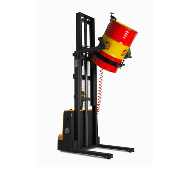 300kg 500kg 3 Meters Full Electric Drum Stacker For Oil Drum Handling In Package Industry