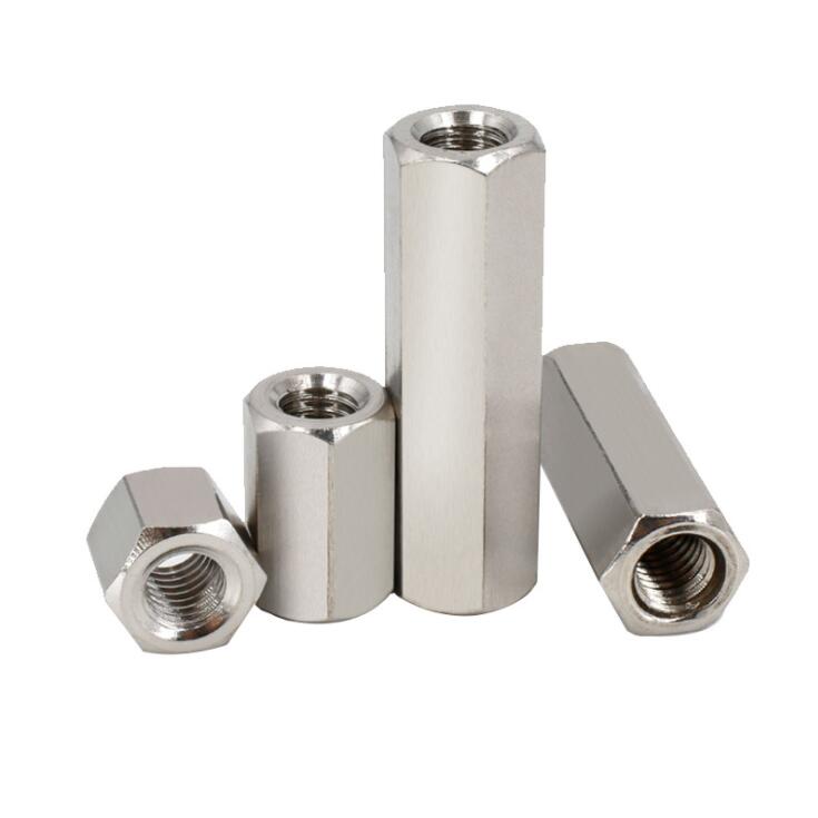 Lead Screw Connection Extended Round Nut DIN6334 with Plain Finish Grade 8.8/10.9/12.9