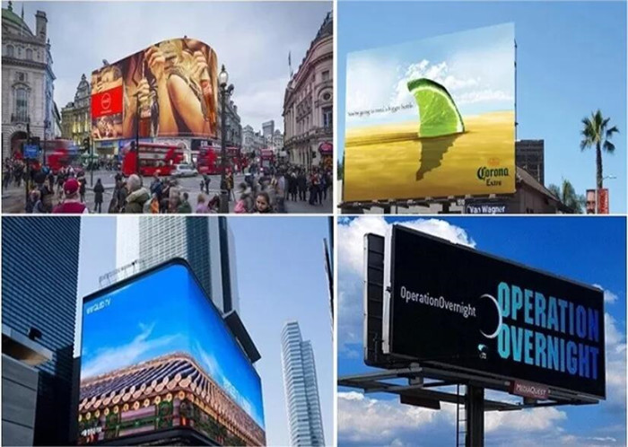 10mm Outdoor Full Color Led Display High Brightness 6000cd/Sqm