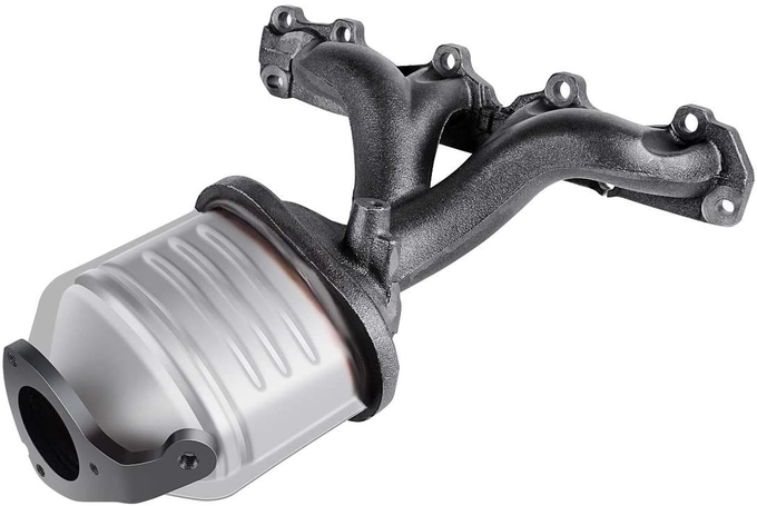 Nodular Cast Iron 2008 Chevy Malibu 2.4 Catalytic Converter 05808