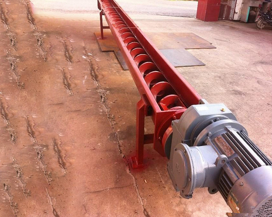 Chemical Industry Shaft Less Screw Conveyor Machine Good Environmental Performance