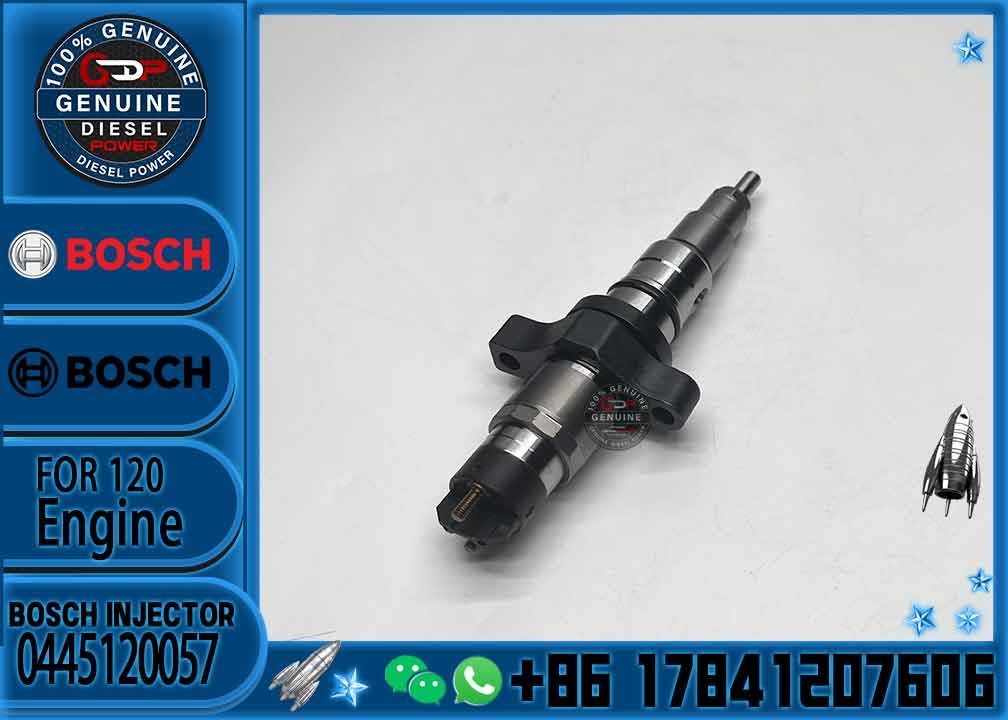 0445120057 0986435552 Common Rail Fuel Injector For Cu-mmins Engine QSB6.7 0 445 120 057 2854608 504091505 for I-VECO Re