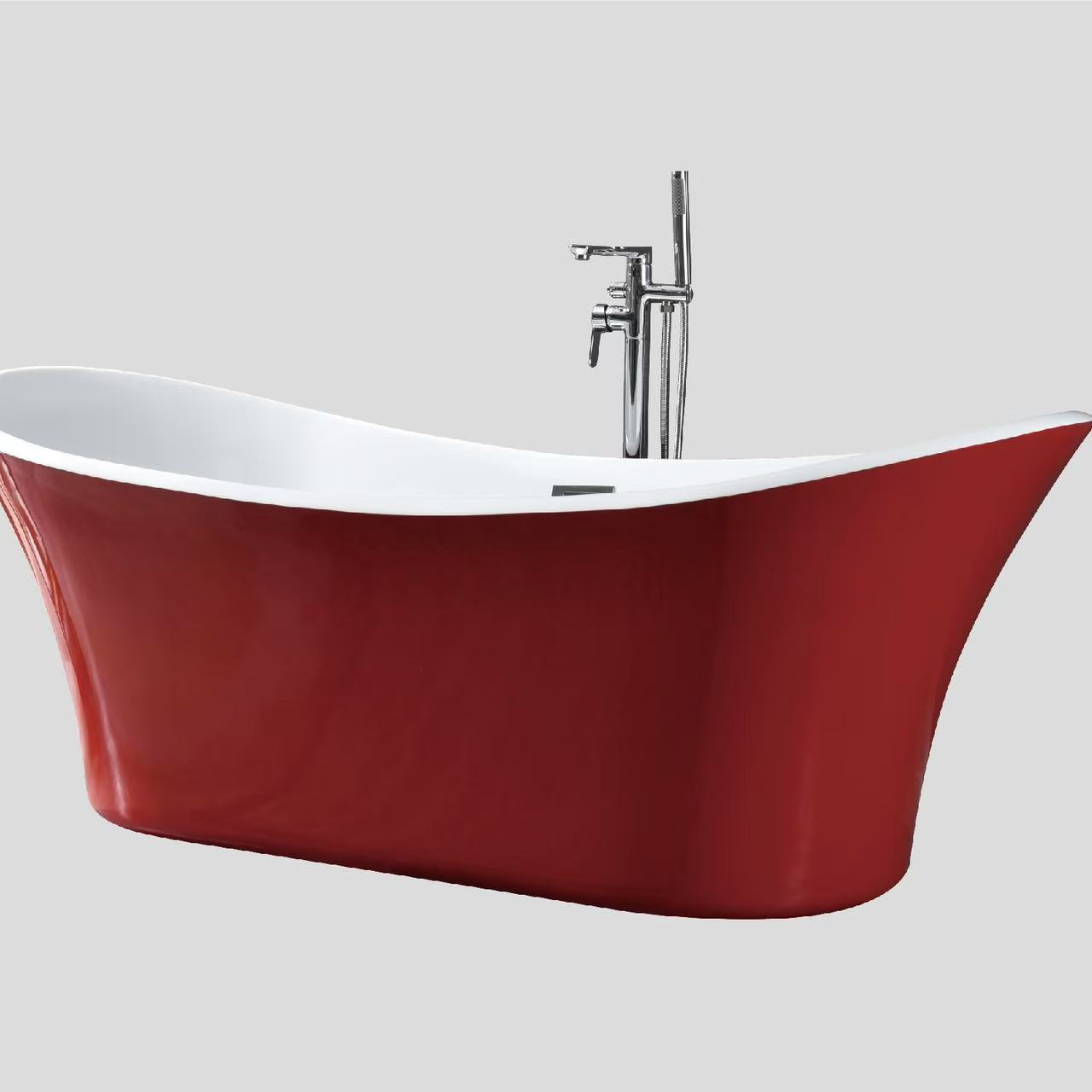 Bathroom Acrylic Drop In Bathtubs 72x42 Soaking Tub Non Toxic Customized