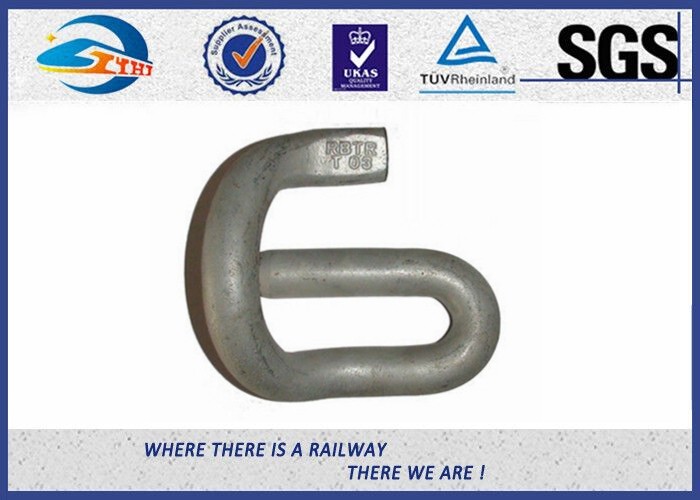 ASTM Rail Fastening Spring Steel Elastic Rail Clips 20mm Zinc Plated