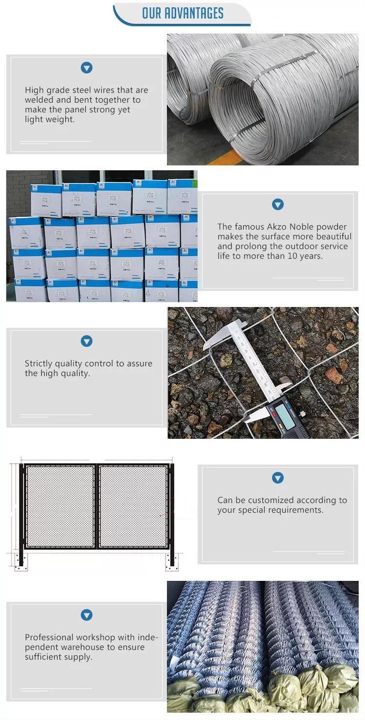 SS 5ft High Chain Link Fence , 20m/Roll Cyclone Mesh Fencing