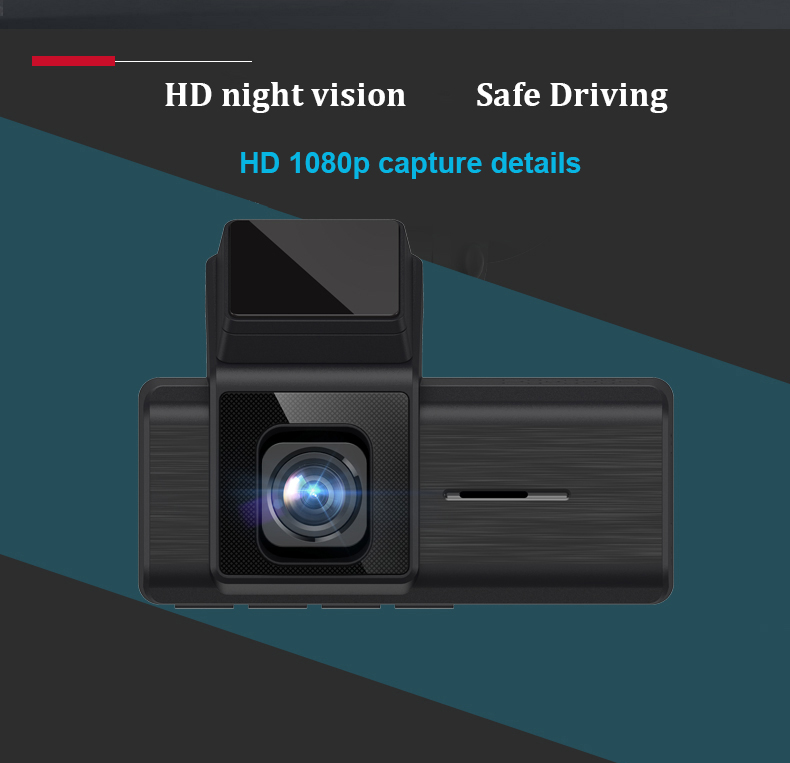 GPS 3 Inch 1080P 2k Front And Rear WiFi Dash Cam Mini Dashboard