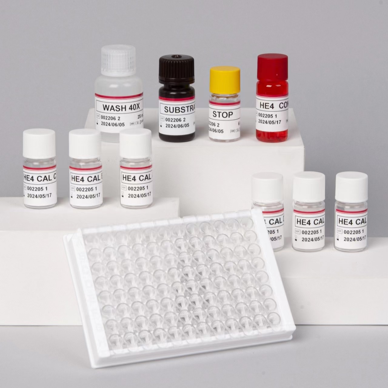 Enzyme-Linked Kit Immunoassay HE4 Human Epididymis Protein 4 ELISA