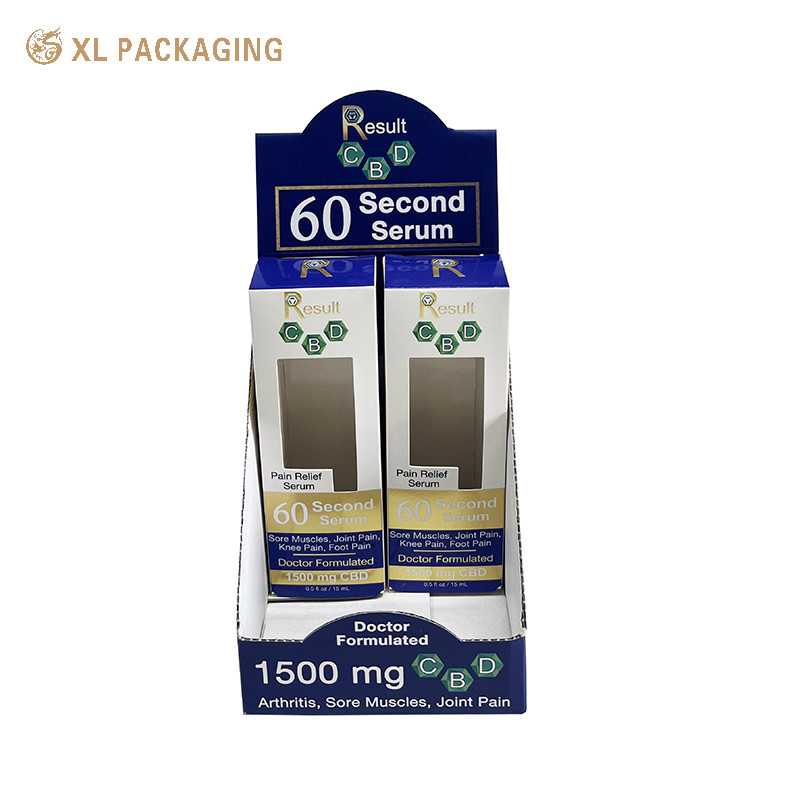 Skin Care Corrugated Paper Boxes Packaging Corrugated Retail Display Box Customized
